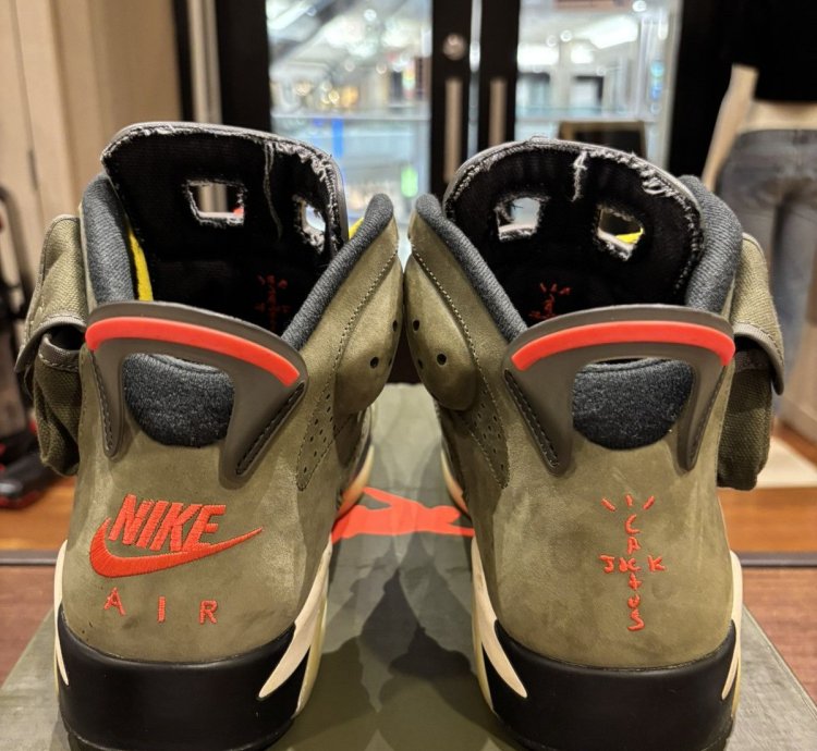 Travis Scoot Jordan 6 High Green
