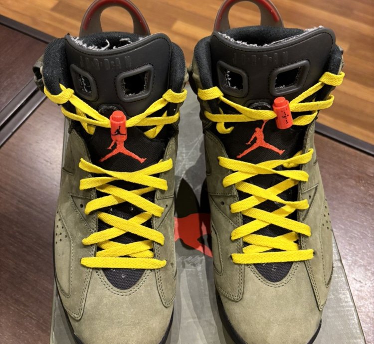 Travis Scoot Jordan 6 High Green