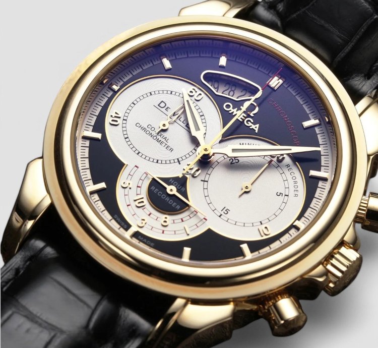 Omega De Ville Co-axial Chronoscope Rose Gold