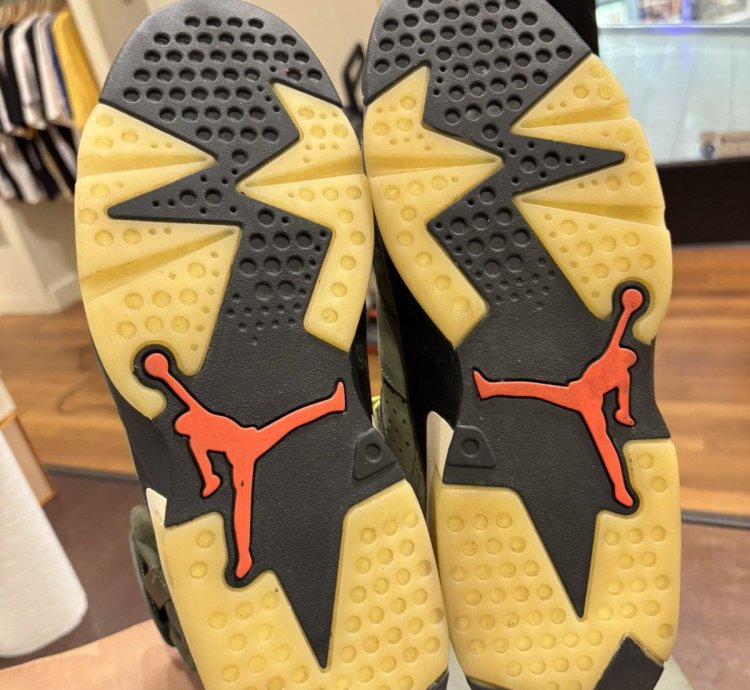 Travis Scoot Jordan 6 High Green