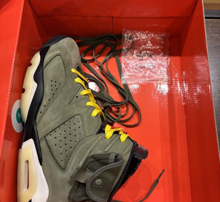 Travis Scoot Jordan 6 High Green