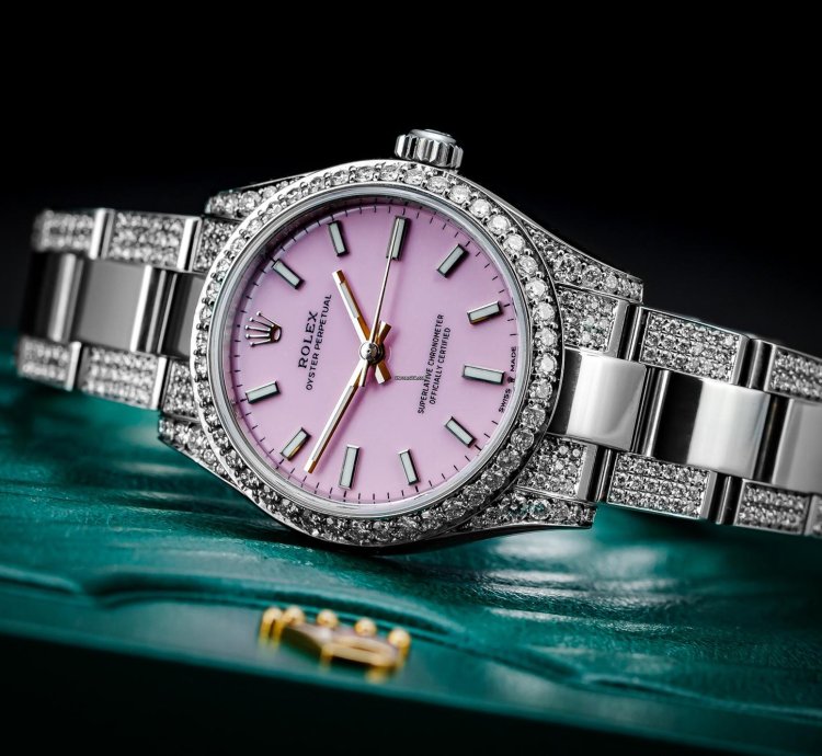 Rolex Oyster Perpetual 31 Iced Candy Pink