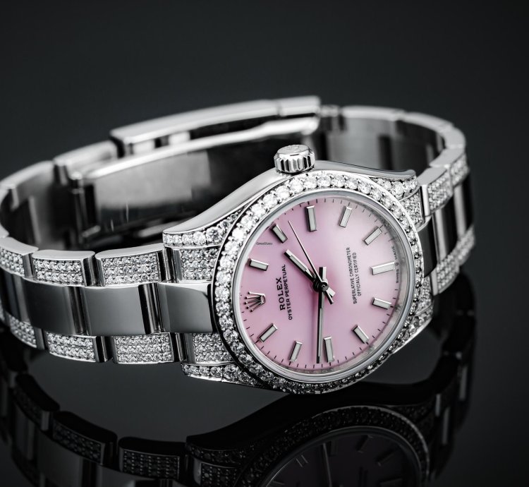 Rolex Oyster Perpetual 31 Iced Candy Pink
