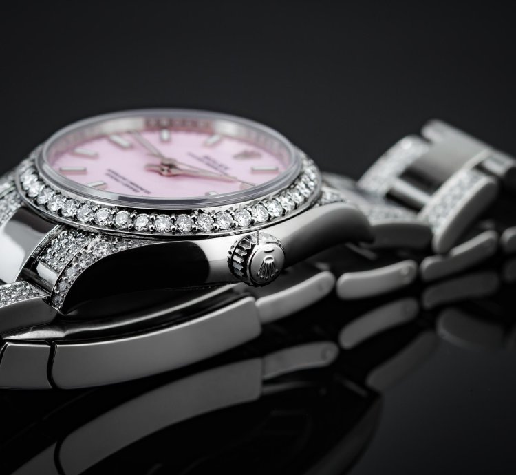 Rolex Oyster Perpetual 31 Iced Candy Pink