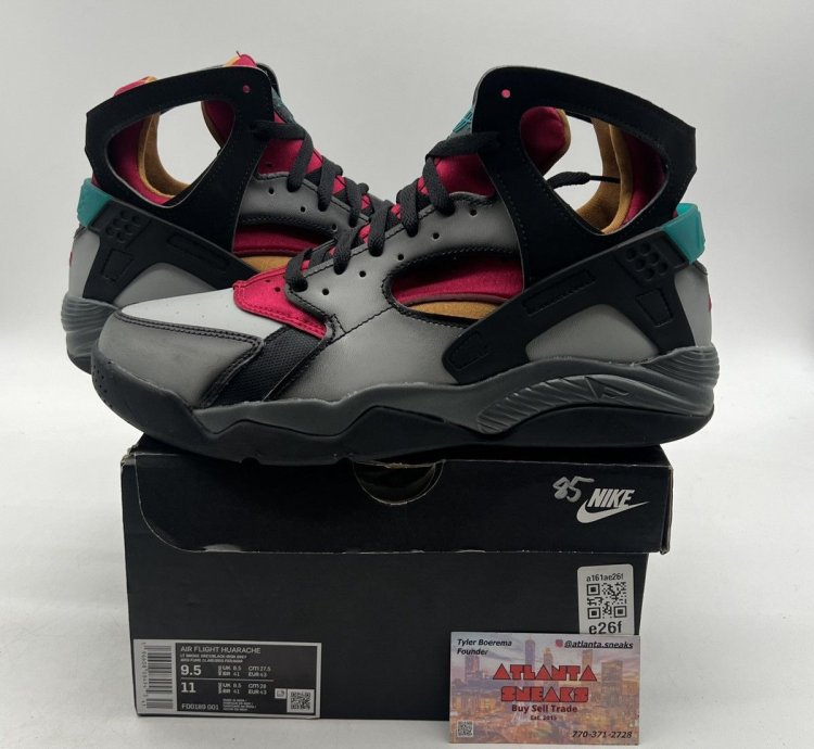 Air Flight Hurarache Air Brush Bordeaux
