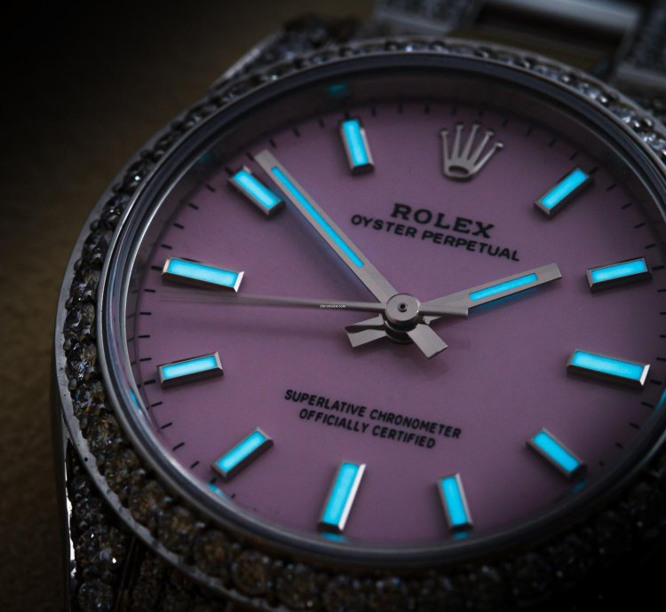 Rolex Oyster Perpetual 31 Iced Candy Pink