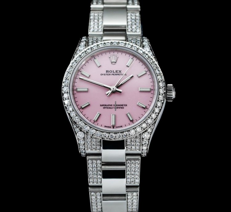 Rolex Oyster Perpetual 31 Iced Candy Pink