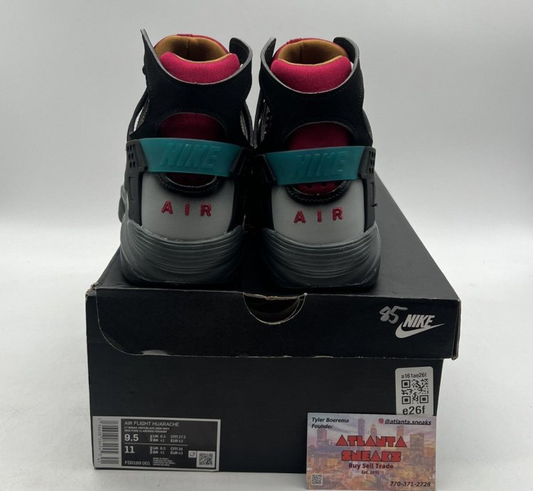 Air Flight Hurarache Air Brush Bordeaux