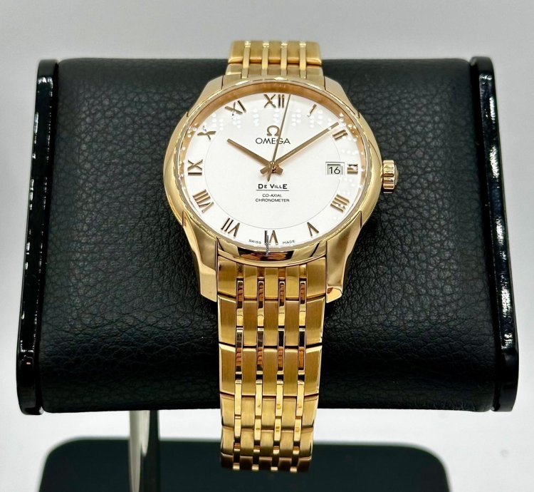 Omega De Ville Co-axial Red Gold Co-axial 18k Rose Gold Chronometer 431 50 41 21 02 001