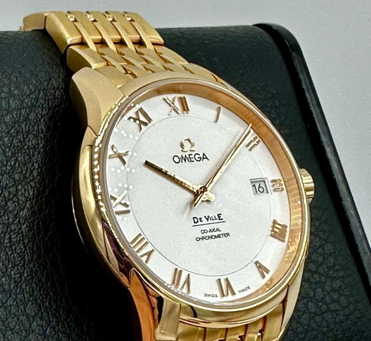 Omega De Ville Co-axial Red Gold Co-axial 18k Rose Gold Chronometer 431 50 41 21 02 001