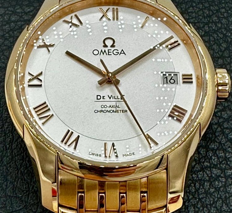 Omega De Ville Co-axial Red Gold Co-axial 18k Rose Gold Chronometer 431 50 41 21 02 001