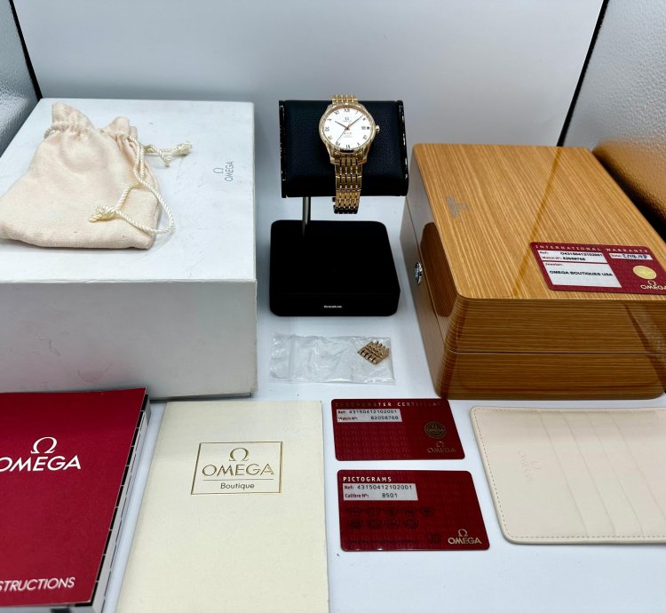 Omega De Ville Co-axial Red Gold Co-axial 18k Rose Gold Chronometer 431 50 41 21 02 001