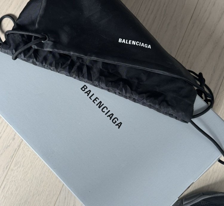 Balenciaga 3xl Black Suede Mesh