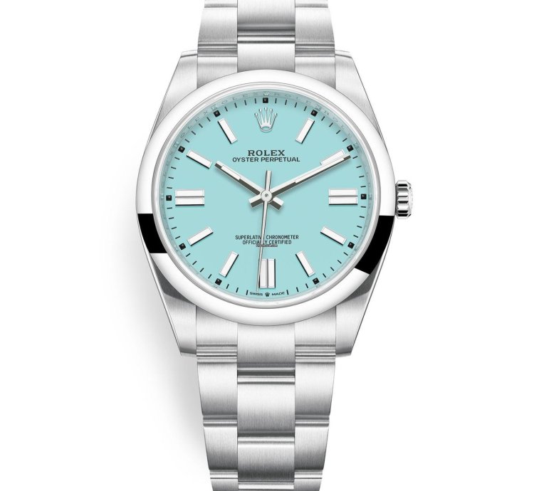 Rolex Oyster Perpetual 41 124300 Tiffany Blue Discontinued - Unworn 2021