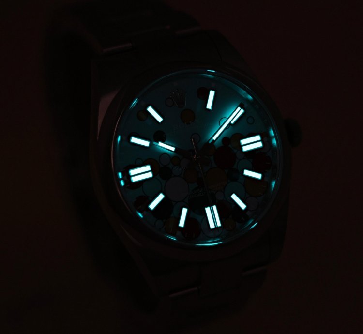 Rolex Oyster Perpetual 41 2024 124300 Celebration Turquoise Blue Steel 41 Mm