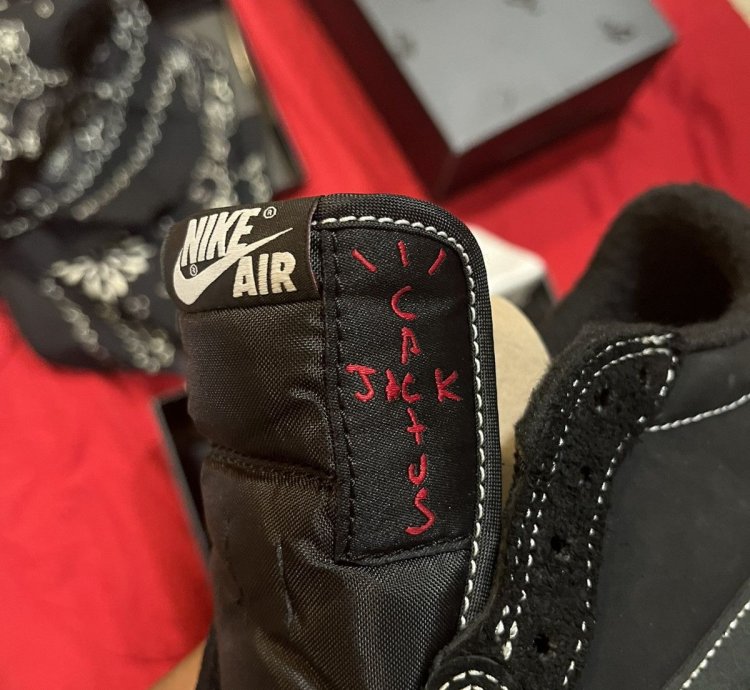 Travis Scott Air Jordan 1 Low Og Sp Black Phantom