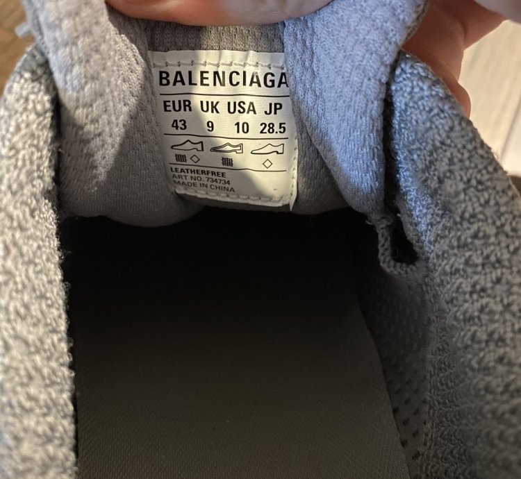 Balenciaga 3xl Sneakers Reflective Grey