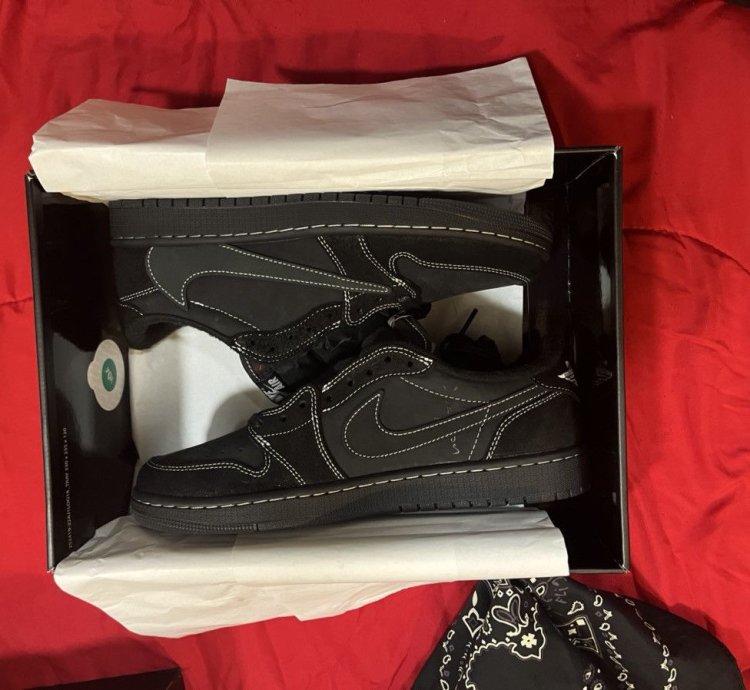 Travis Scott Air Jordan 1 Low Og Sp Black Phantom