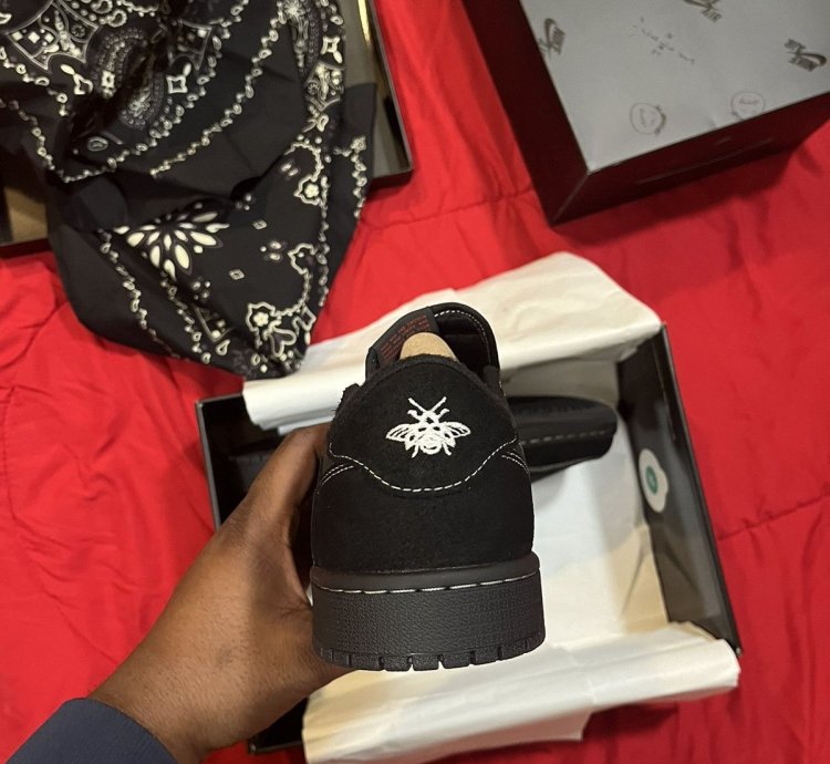 Travis Scott Air Jordan 1 Low Og Sp Black Phantom