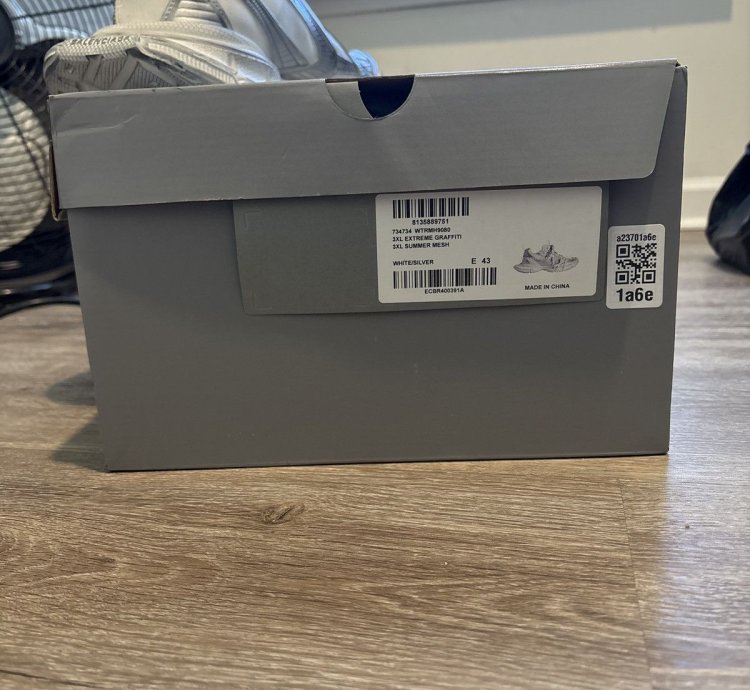 Balenciaga 3xl Worn-out- White Silver