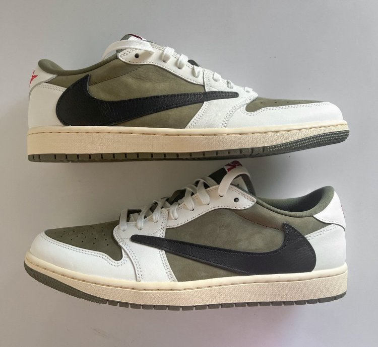 Travis Scott Air Jordan 1 Low Sp Medium Olive