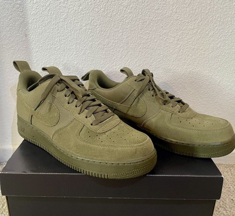 Air Force 1 07 Cnvs Medium Olive Medium Olive