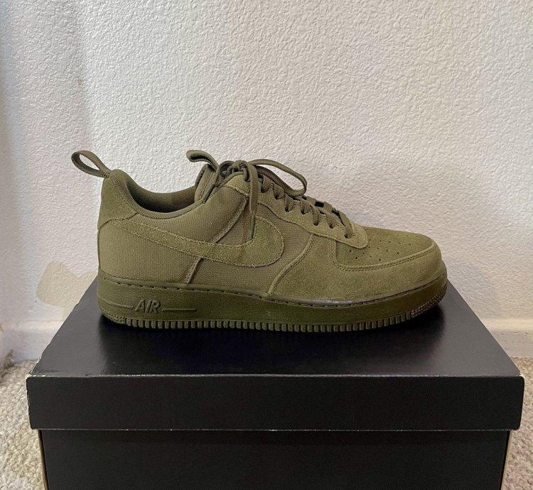 Air Force 1 07 Cnvs Medium Olive Medium Olive