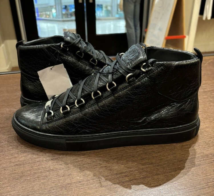 Balenciaga Arena High Black Leather