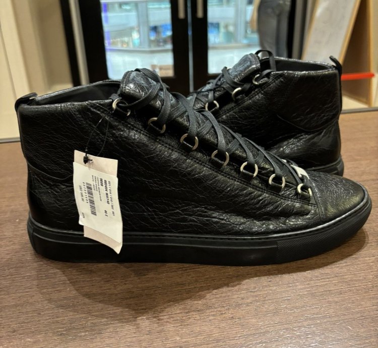 Balenciaga Arena High Black Leather