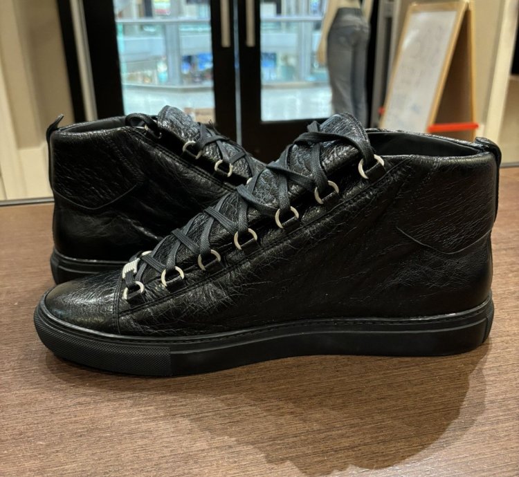Balenciaga Arena High Black Leather