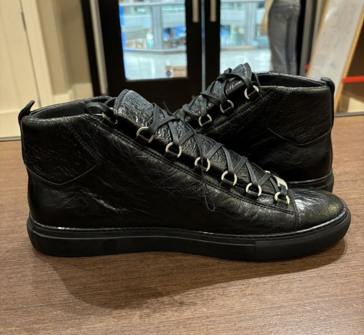 Balenciaga Arena High Black Leather