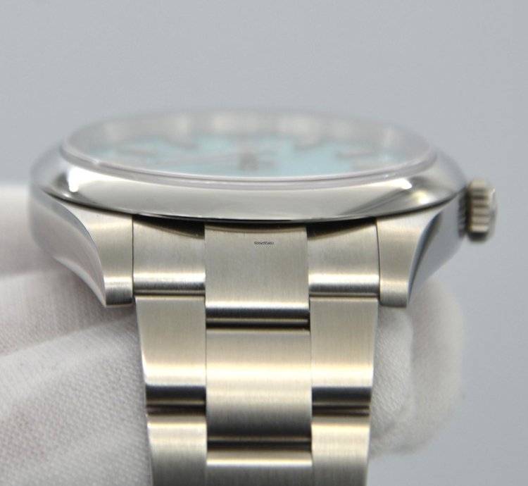 Rolex Oyster Perpetual 41 41mm Tiffany Turquoise Blue Index Dial