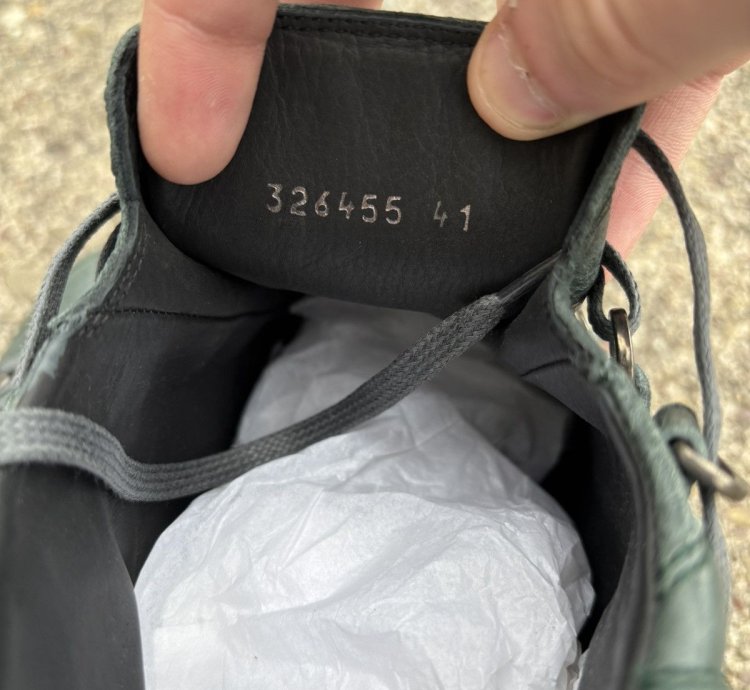 Balenciaga Arena High Dark Green Leather