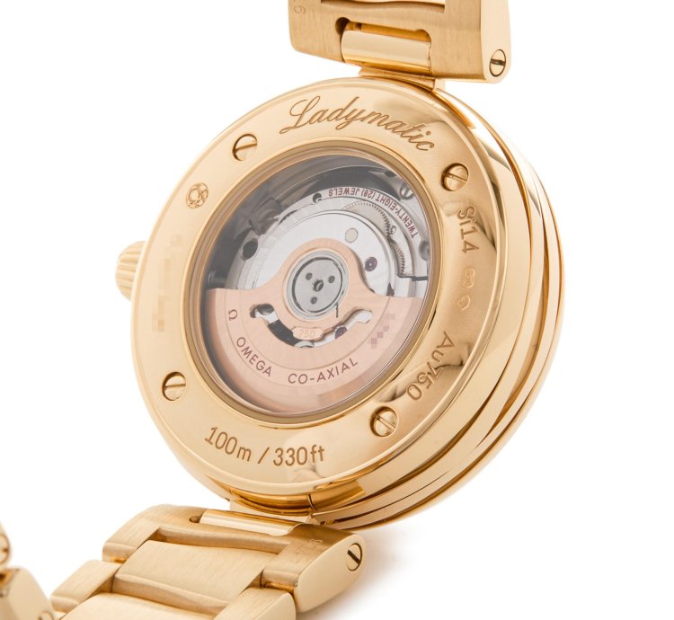 Omega De Ville Ladymatic 18k Yellow Gold 425 65 34 20 002 - Com003382