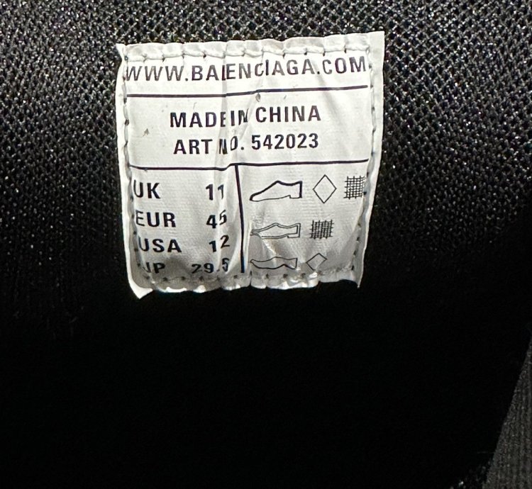 Balenciaga Black Track Sneakers