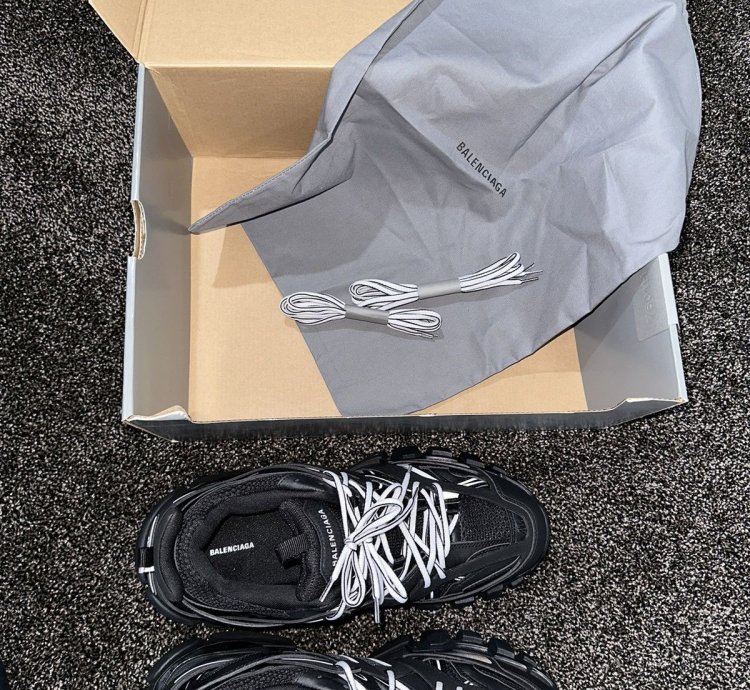 Balenciaga Black Track Sneakers