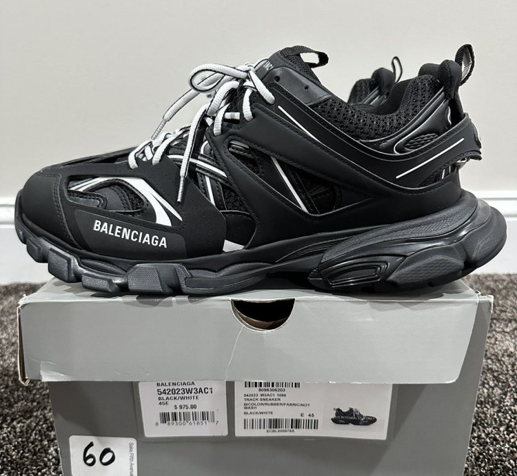 Balenciaga Black Track Sneakers