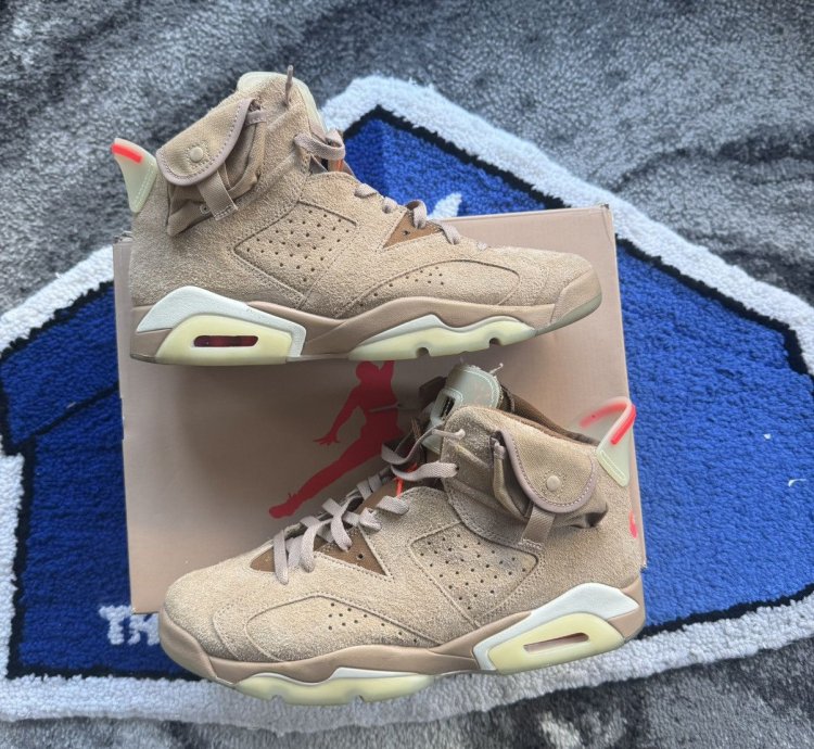 Travis Scott Air Jordan 6 British Khaki
