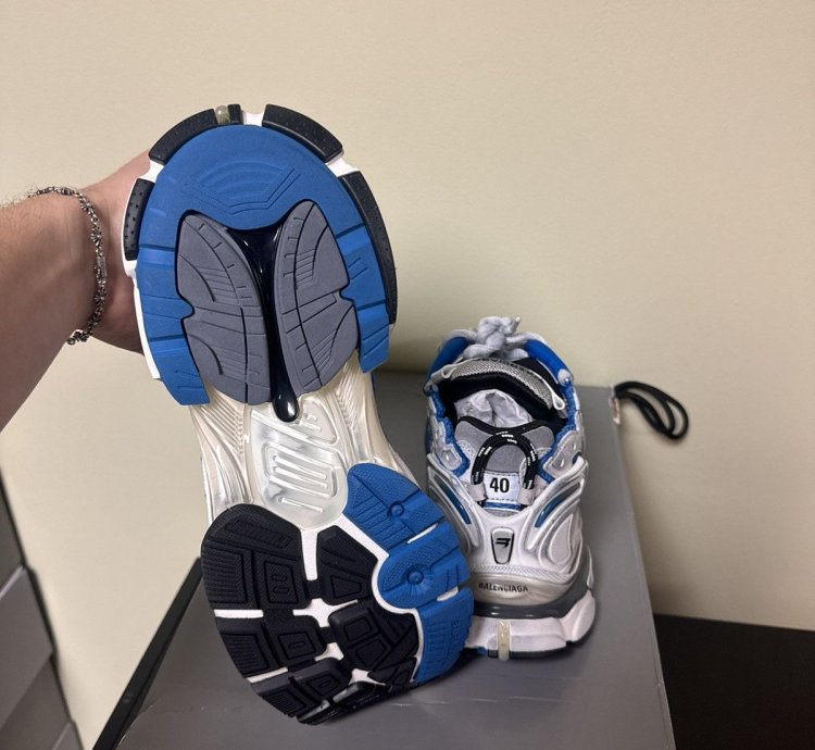 Balenciaga Blue Low Top Runner