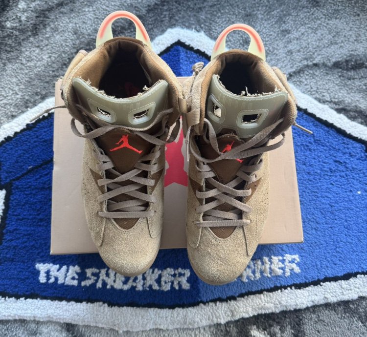 Travis Scott Air Jordan 6 British Khaki
