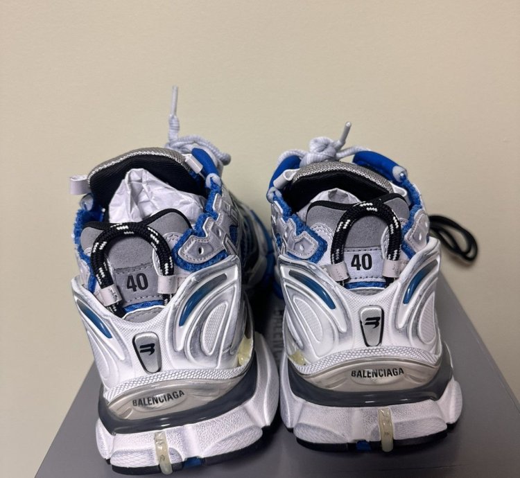 Balenciaga Blue Low Top Runner