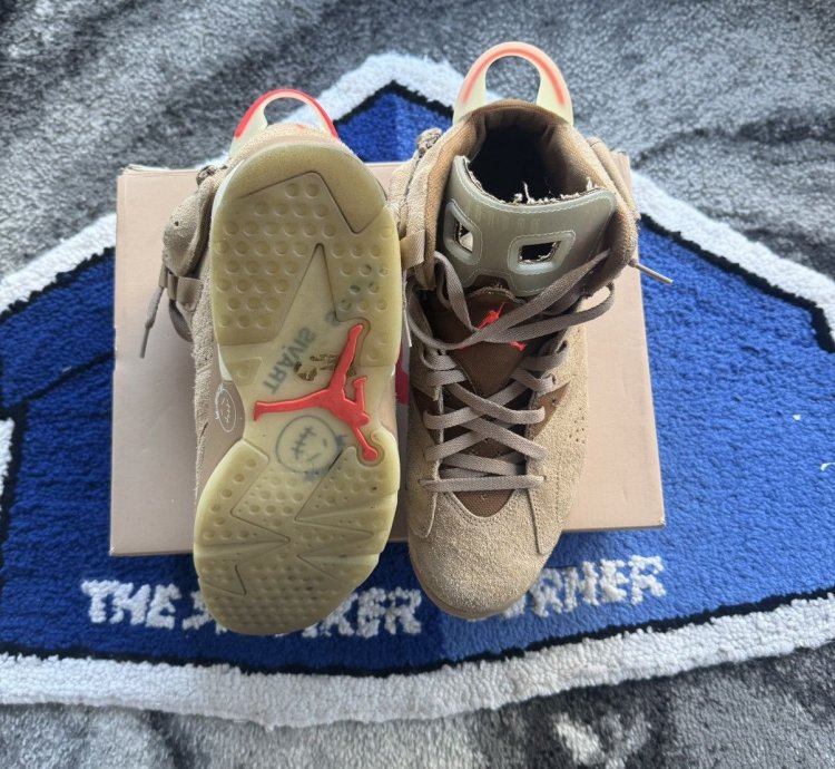 Travis Scott Air Jordan 6 British Khaki
