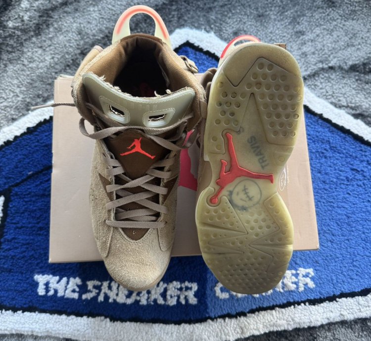 Travis Scott Air Jordan 6 British Khaki