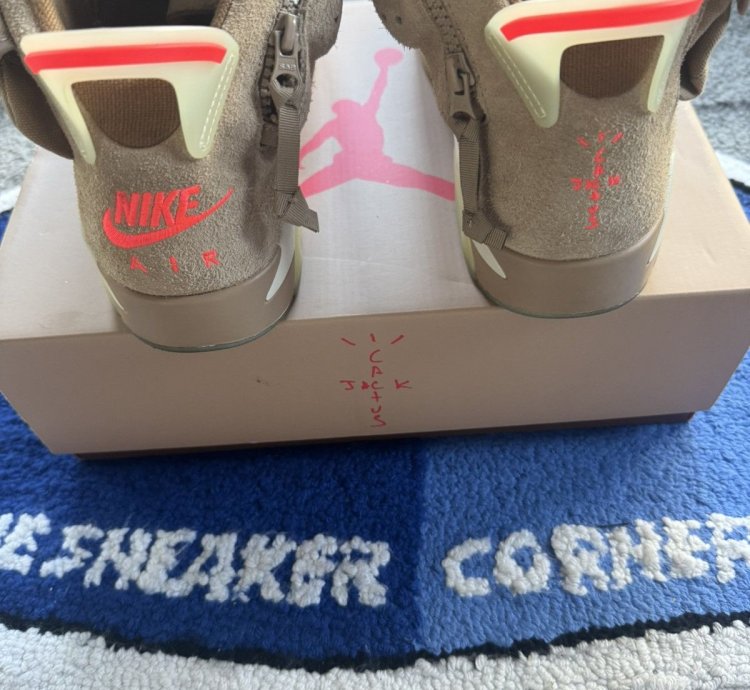 Travis Scott Air Jordan 6 British Khaki