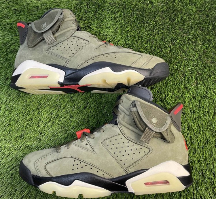 Travis Scott Air Jordan 6 Retro Olive