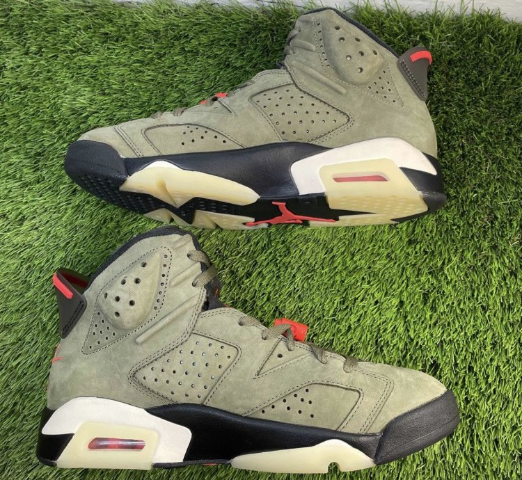 Travis Scott Air Jordan 6 Retro Olive