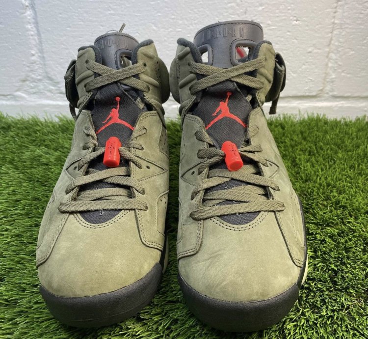 Travis Scott Air Jordan 6 Retro Olive