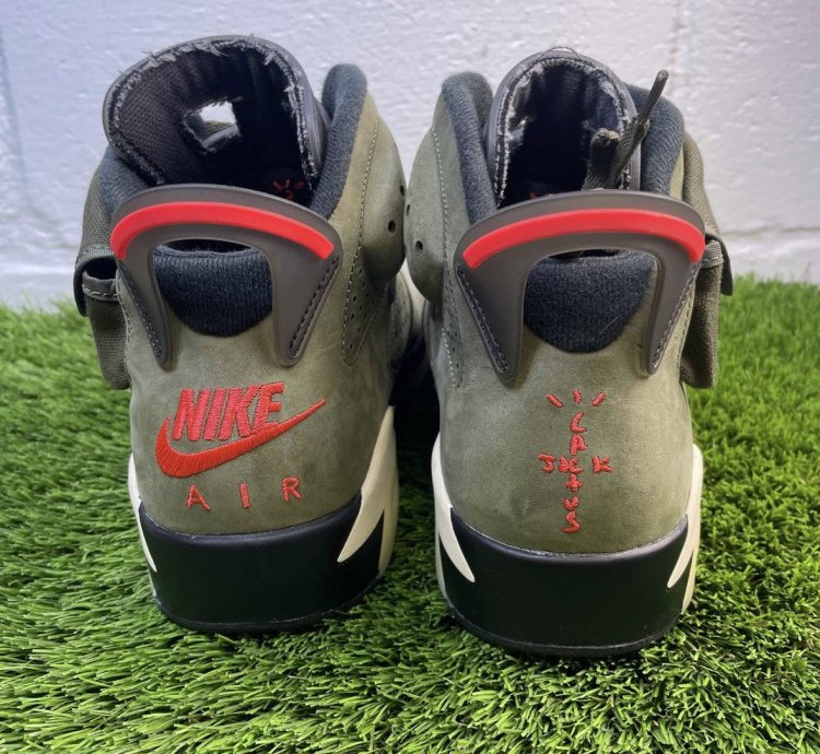 Travis Scott Air Jordan 6 Retro Olive