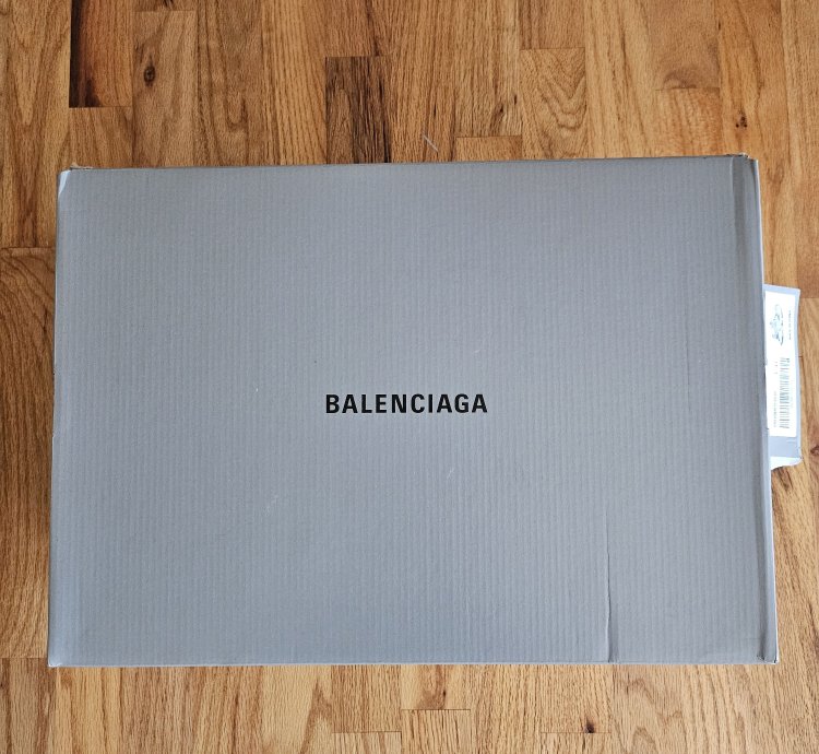 Balenciaga Cargo Sneakers Size 41 Grey White Blue