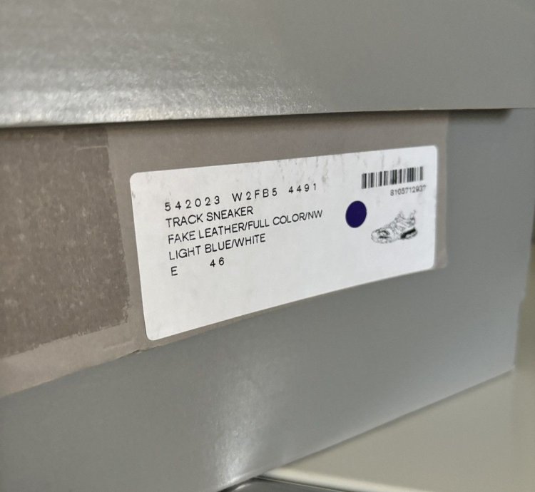Balenciaga Cool Grey Track Sneakers